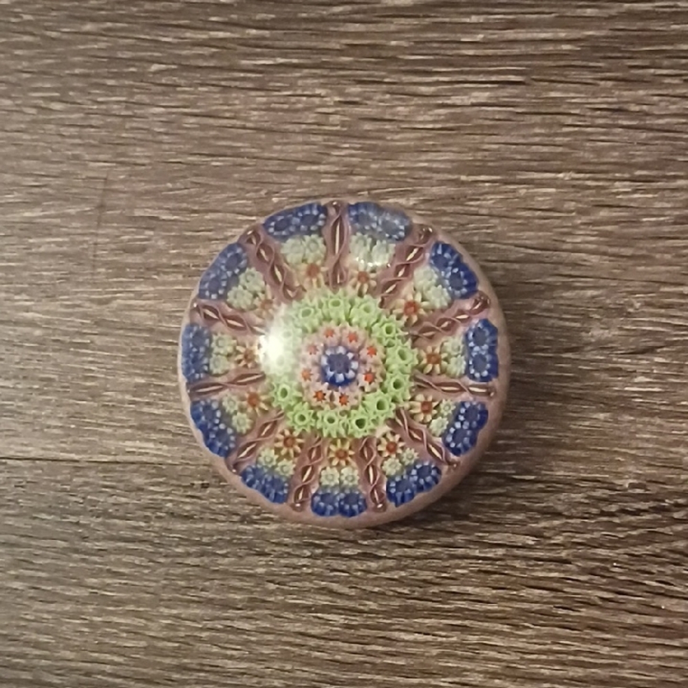 Colorful Mandala Design Button